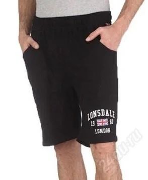 Лот: 1809857. Фото: 1. Шорты Lonsdale London Bridge черные... Брюки, джинсы, шорты