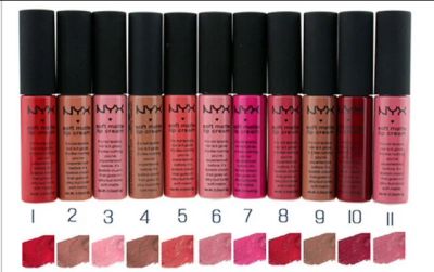 Лот: 8753426. Фото: 1. Матовые Блески NYX. Макияж