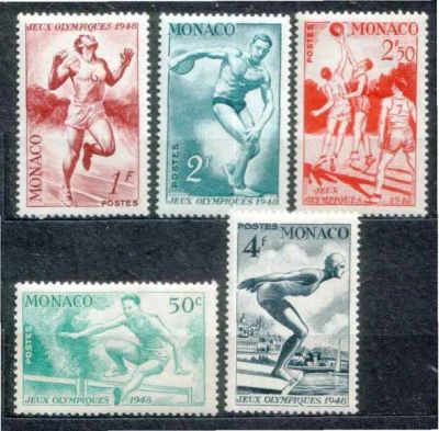 Лот: 25858017. Фото: 1. Монако 1948_С1. Марки