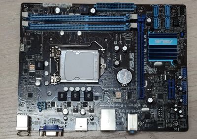 Лот: 20364367. Фото: 1. Мат. плата ASUS P8H61-M LX3/mATX... Материнские платы