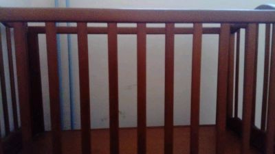 Лот: 12883673. Фото: 1. Кроватка детская. Ручная работа... Детские кровати и кроватки