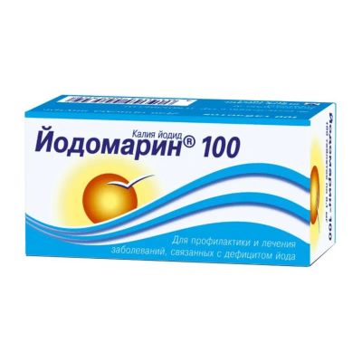 Лот: 23733544. Фото: 1. Йодомарин 100 таблетки 100 шт. Лекарства