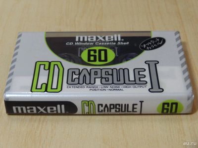 Лот: 9973996. Фото: 1. Кассета Maxell CD Capsule 60 1990-91г... Другое (аудиотехника)