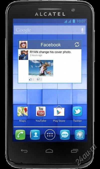 Лот: 4545758. Фото: 1. Alcatel OneTouch M'POP 5020D не... Смартфоны