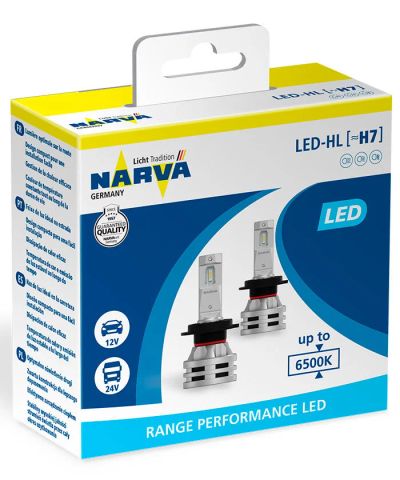 Лот: 17281613. Фото: 1. NARVA H7 led 6500K, 12/24V (2шт... Оптика и освещение