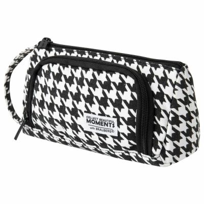 Лот: 24503511. Фото: 1. Пенал-косметичка Brauberg Houndstooth... Школьная канцелярия