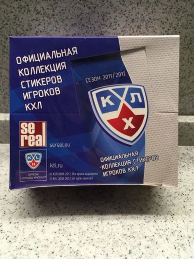 Лот: 18605403. Фото: 1. Блок стикеров КХЛ 2011/2012. SeReal... Наклейки, карточки, вкладыши