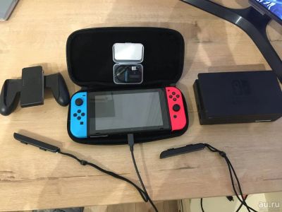 Лот: 17678117. Фото: 1. Nintendo Switch 128gb (прошитая... Игровые приставки, консоли