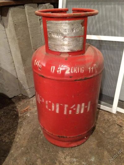 Лот: 15772581. Фото: 1. Баллон пропан 27л. Баллоны, газ в баллонах