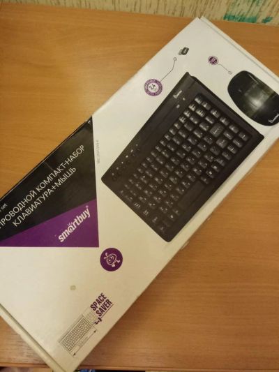 Лот: 10971425. Фото: 1. Клавиатура + мышь smartbuy беспроводная... Клавиатуры и мыши