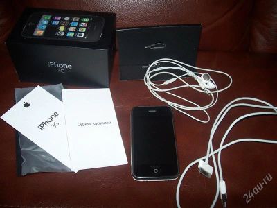 Лот: 876496. Фото: 1. iPhone 3g 8gb Полный комплект... Кнопочные мобильные телефоны