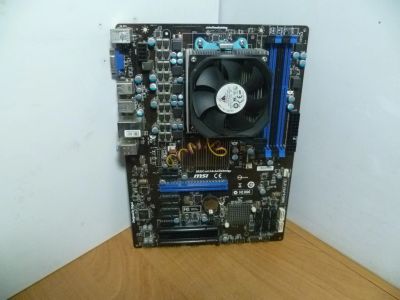 Лот: 18894320. Фото: 1. Материнская плата MSI 760GA-P43... Материнские платы