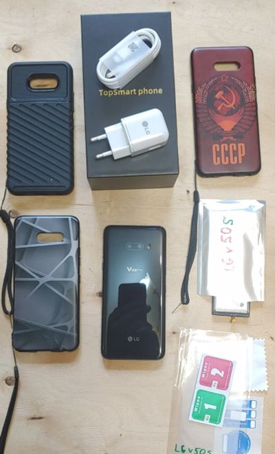 Лот: 25624289. Фото: 1. Смартфон флагманский LG V50S. Смартфоны
