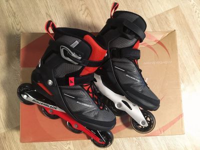 Лот: 16017357. Фото: 1. Ролики rollerblade 44 роликовые... Роликовые коньки, скейтборды, самокаты