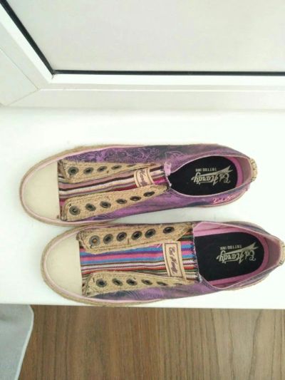 Лот: 9417980. Фото: 1. Кеды женские ED HARDY. Если заберете... Кеды, кроссовки, слипоны