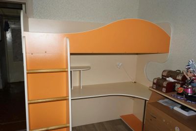 Лот: 10227185. Фото: 1. Продам кровать чердак!. Детские кровати и кроватки