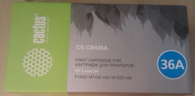 Лот: 7837270. Фото: 1. Новый картридж HP CS-CB436A (P1505... Картриджи, расходные материалы