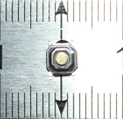 Лот: 7259618. Фото: 1. Тактильный переключатель 1.5 SMD... Реле, тумблеры, переключатели