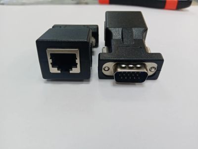 Лот: 4661079. Фото: 1. Переходник VGA - RJ-45 (комплект... Шлейфы, кабели, переходники