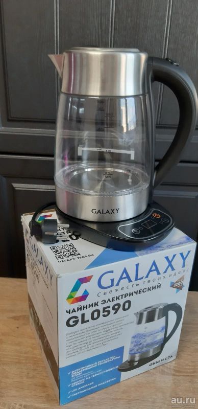Лот: 17376668. Фото: 1. Электрочайник galaxy GL 0590. Чайники, кофемашины, кулеры