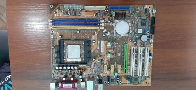 Лот: 20844245. Фото: 1. Мать WinFast NF 4k8ab + ПРОЦ AMD... Материнские платы