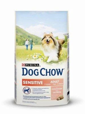 Лот: 3503198. Фото: 1. Dog Chow (Дог Чау) 14кг Лосось... Корма