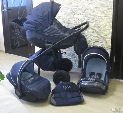 Лот: 9841474. Фото: 1. Коляска 3 в 1 Tutis Zippy Silver... Коляски