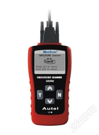Лот: 328734. Фото: 1. Автосканер MaxScan GS500 OBDII... Видеорегистраторы,  радар-детекторы, системы парковки