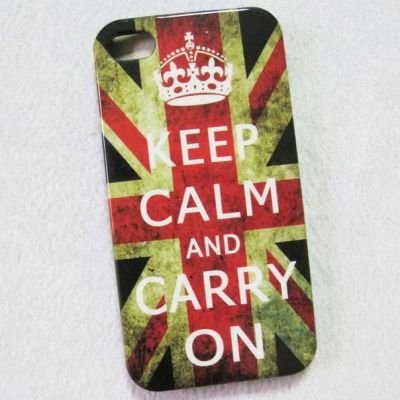 Лот: 3686146. Фото: 1. Чехол Keep Calm для iPhone 4... Чехлы, бамперы