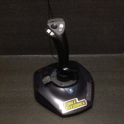 Лот: 16309154. Фото: 1. Logitech force feedback wingman... Рули, джойстики