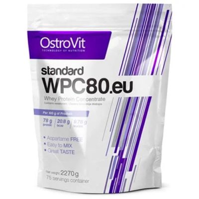 Лот: 9279491. Фото: 1. Протеин ostrovit wpc80 2,27 кг... Спортивное питание, витамины