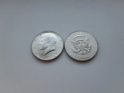 Лот: 17340559. Фото: 1. США 50 центов 1964 г (Half dollar... Америка