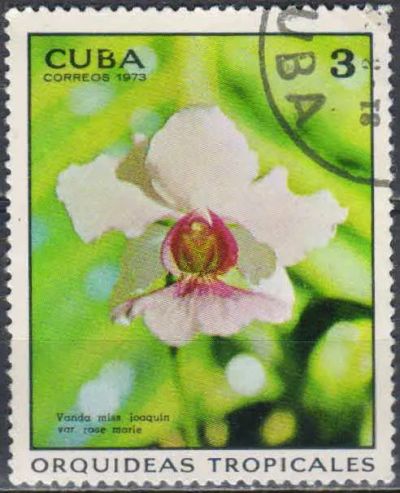 Лот: 25040383. Фото: 1. 1973. Куба. Тропические Орхидеи... Марки