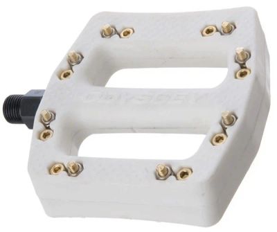 Лот: 7604651. Фото: 1. Педали Odyssey JC PC white (BMX... Запчасти