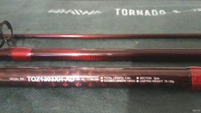 Лот: 15472254. Фото: 1. Daiwa Tornado-Z (3 pcs) (TOZ1303XH-AD... Удочки, спиннинги