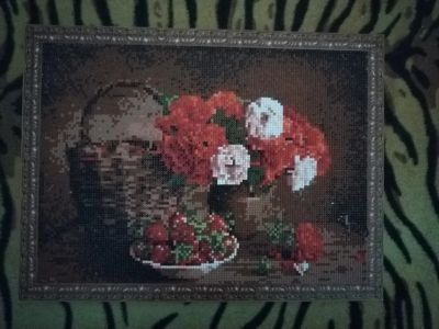 Лот: 23957241. Фото: 1. Готовая картина (алмазная мозаика... Картины по номерам