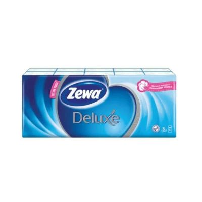 Лот: 23730677. Фото: 1. Zewa Deluxe Платки бумажные носовые... Лекарства