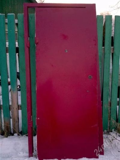 Лот: 1389441. Фото: 1. дверь железная. Двери входные