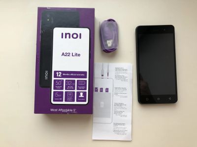 Лот: 23966606. Фото: 1. Смартфон Inoi A 22 Lite Black... Смартфоны
