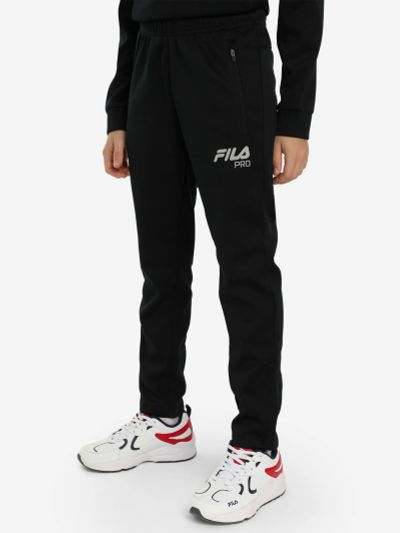 Лот: 22423082. Фото: 1. Брюки для мальчиков FILA, Черный. Другое (спортивная одежда)