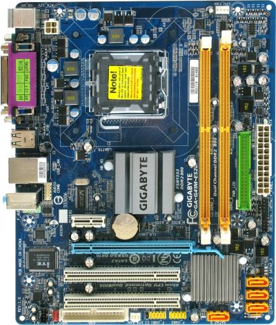 Лот: 15462379. Фото: 1. Хорошая мать под LGA 775: Gigabyte... Материнские платы