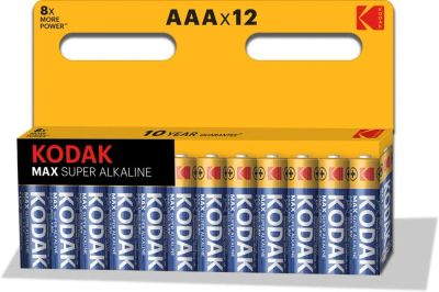 Лот: 25795259. Фото: 1. Батарейка KODAK LR03/12BL MAX... Батарейки, аккумуляторы, элементы питания