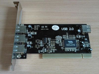 Лот: 9622260. Фото: 1. Контроллер PCI - USB 2.0. Платы расширения, контроллеры, доп. порты