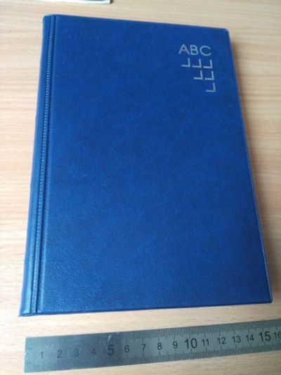 Лот: 21021844. Фото: 1. Книжка алфавитная , ежедневник... Записные книжки, ежедневники, блокноты