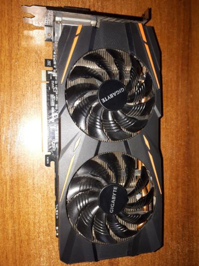 Лот: 15676424. Фото: 1. видеокарта Gigabyte RX 480 4GB. Видеокарты
