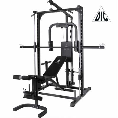 Лот: 15465253. Фото: 1. Машина Смита со скамьей DFC Homegym... Силовые, скамьи, стойки