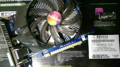 Лот: 7464801. Фото: 1. Видеокарта Gigabyte NVidia GeForce... Видеокарты