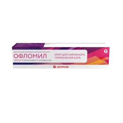 Лот: 25256284. Фото: 1. Офломил Дерма 0,25% крем для наружного... Лекарства