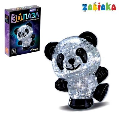 Лот: 15570125. Фото: 1. Пазл 3D кристаллический, «Панда... Пазлы