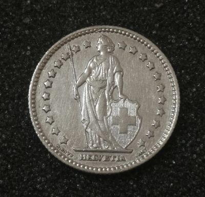 Лот: 22825561. Фото: 1. 1 франк 1905 года. Швейцария... Европа